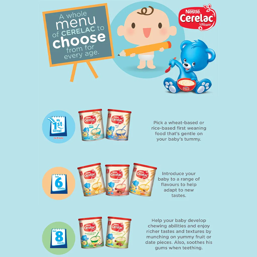 Cerelac Wheat & Fruit Pieces 400 g - Image 2