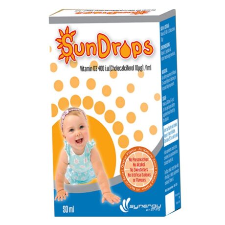Synergy SunDrops Vitamin D3 Drops 50 mL