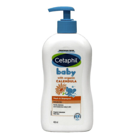 Cetaphil Baby Wash & Shampoo With Organic Calendula 400 mL