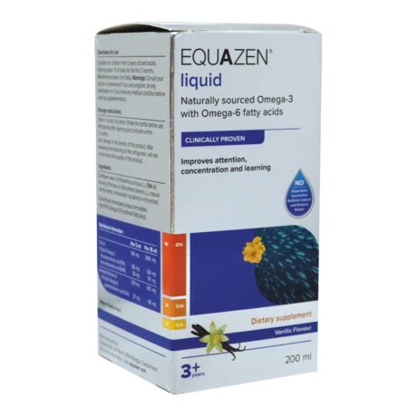 Equazen® Omega-3 & Omega-6 fatty acids for 3+ years Liquid 200 mL