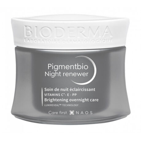 Bioderma Pigmentbio Night Renewer Brightening Overnight Skin Cream For Hyperpigmented Skin 50 mL