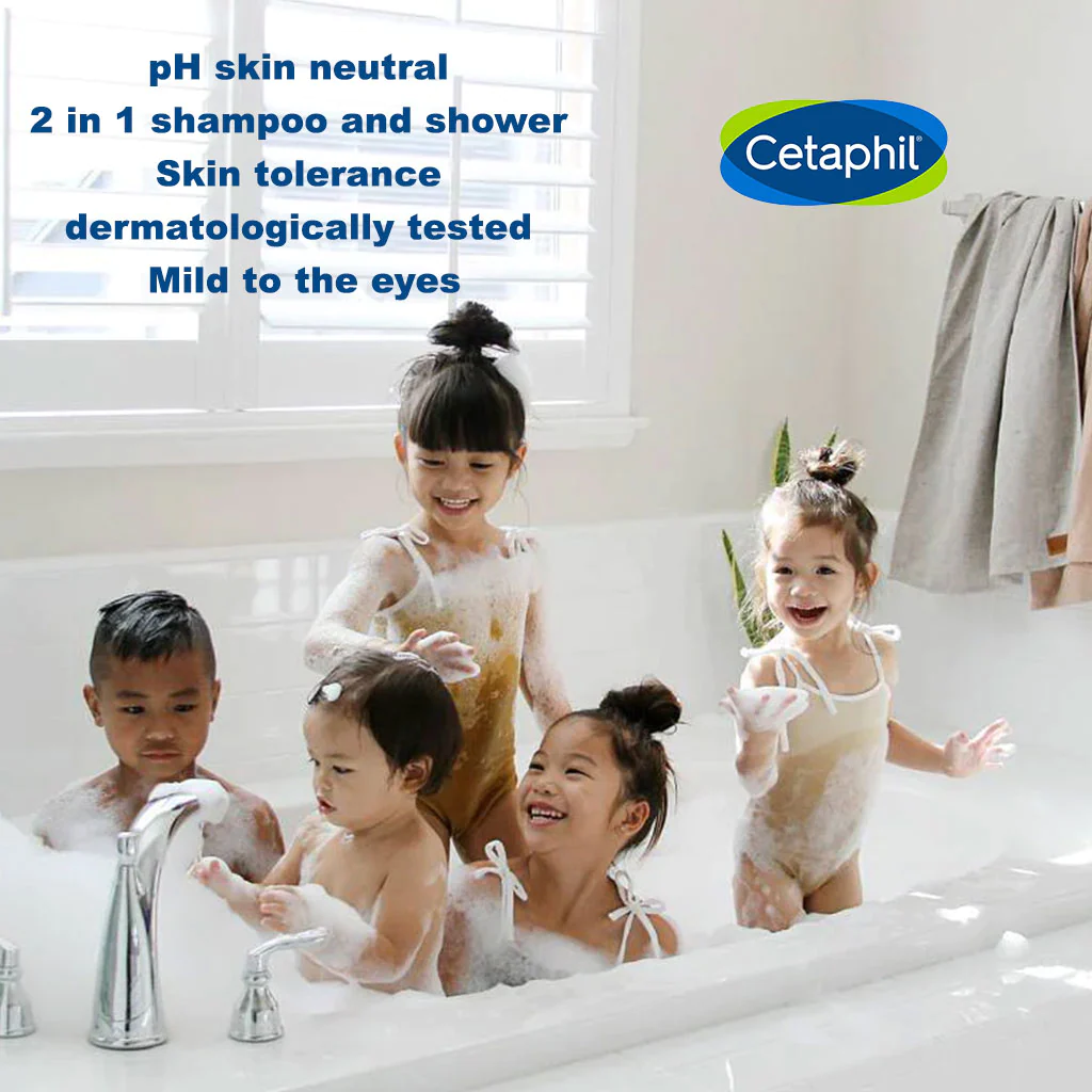 Cetaphil Kids Super Splash 2 In 1 Shampoo & Shower Gel 230 mL - Image 2