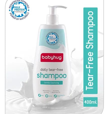 Babyhug Milk Protein Formula Daily Tear Free Shampoo - 400 ml