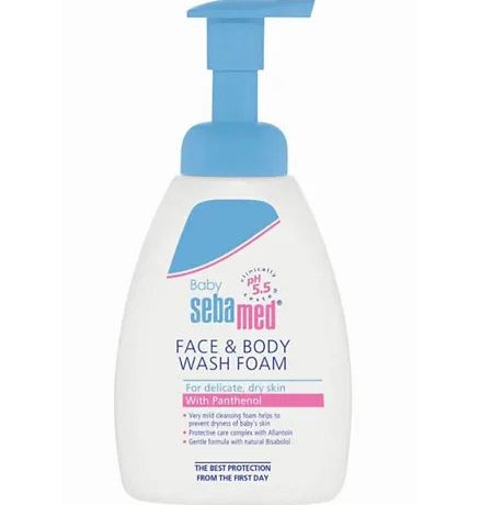 Sebamed Baby Foam Face & Body Wash - 400 ml