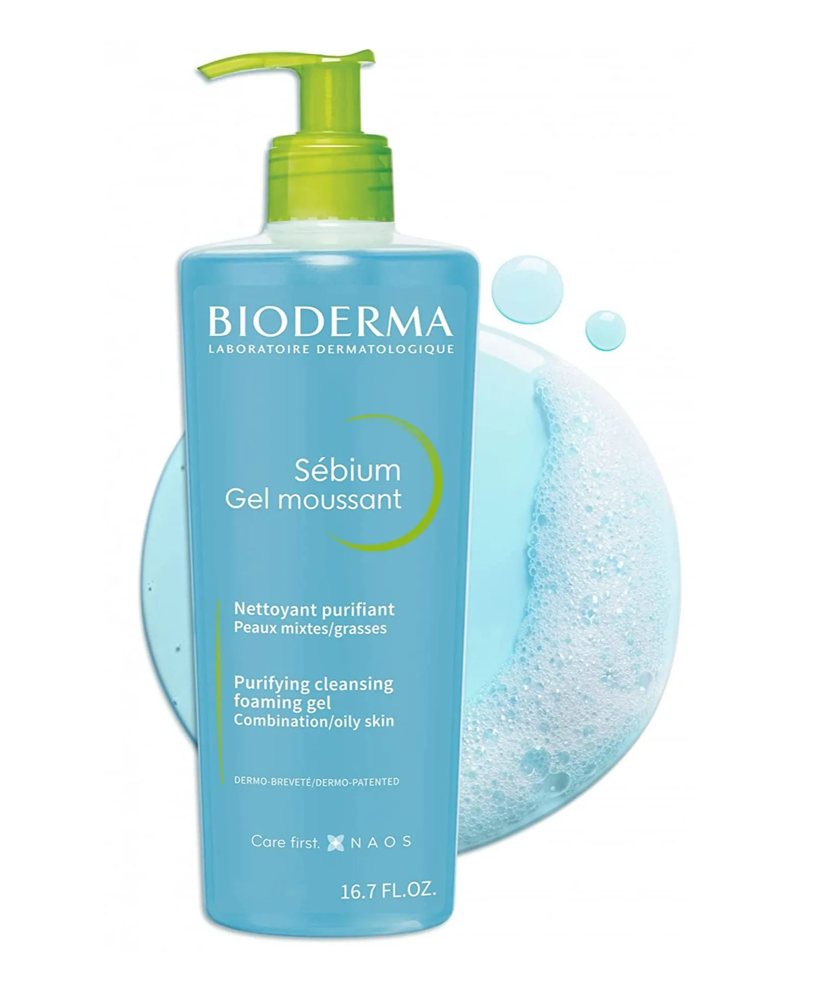 Bioderma Sebium Foaming Gel Bottle - 200mL - Image 3