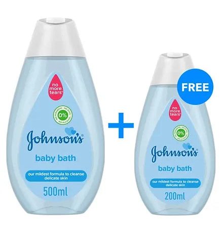 Johnson & Johnson Baby Bath 500 ml Plus 200 ml Free