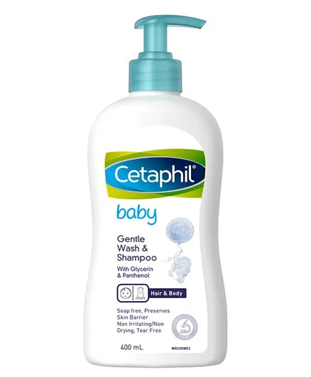 Cetaphil Baby Gentle Wash And Shampoo Pump - 400ml