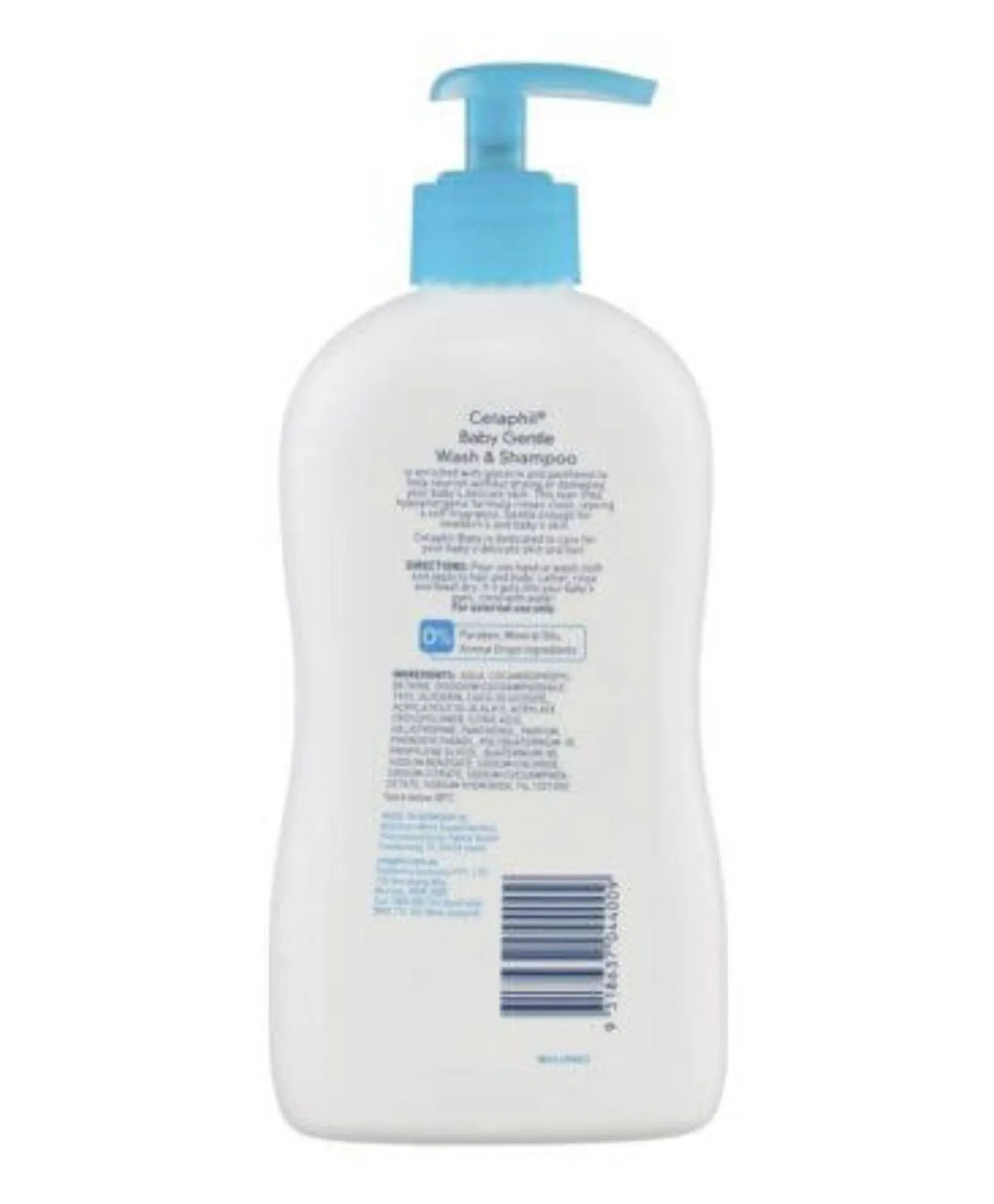 Cetaphil Baby Gentle Wash And Shampoo Pump - 400ml - Image 2
