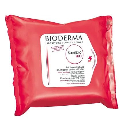 Bioderma Sensibio H2O Wipes - 25 Pieces