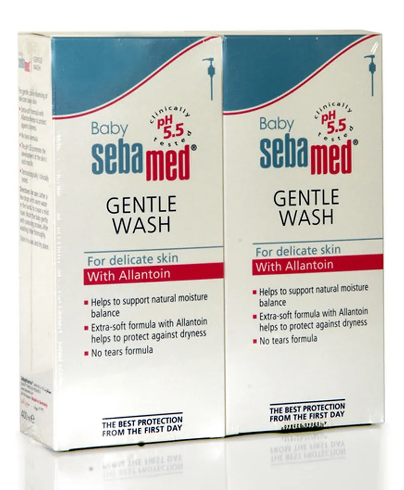 Sebamed Baby Wash Pack of 2 - 400ml each - Image 2