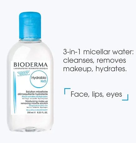 Bioderma Hydrabio H2O Moisturising Make-Up Removing Micellar Solution - 250ml