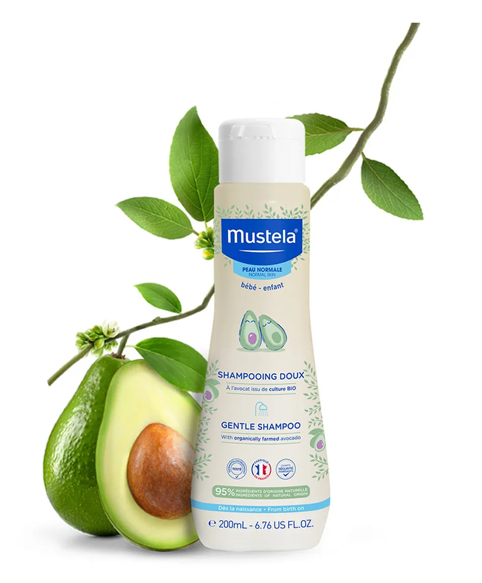 Mustela Gentle Hair Shampoo for Normal Skin - 200 ml - Image 2